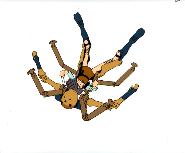 Arashi in karakuri spider body