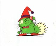 Poor little green rat has a boo-boo